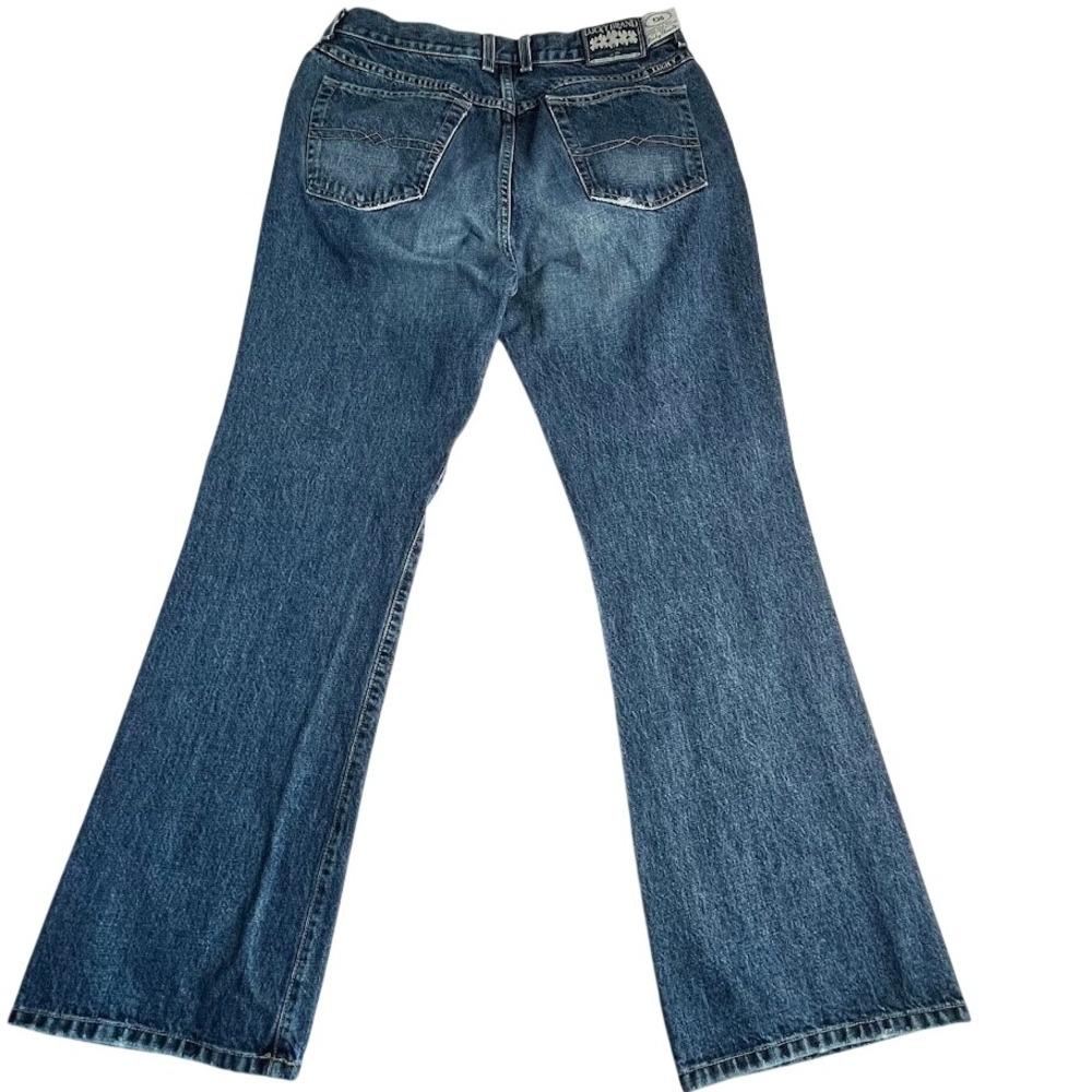 Vintage Lucky Brand 136 Peanut Pant Women's 14 Blue Flare Low Rise Jeans USA - Picture 12 of 12